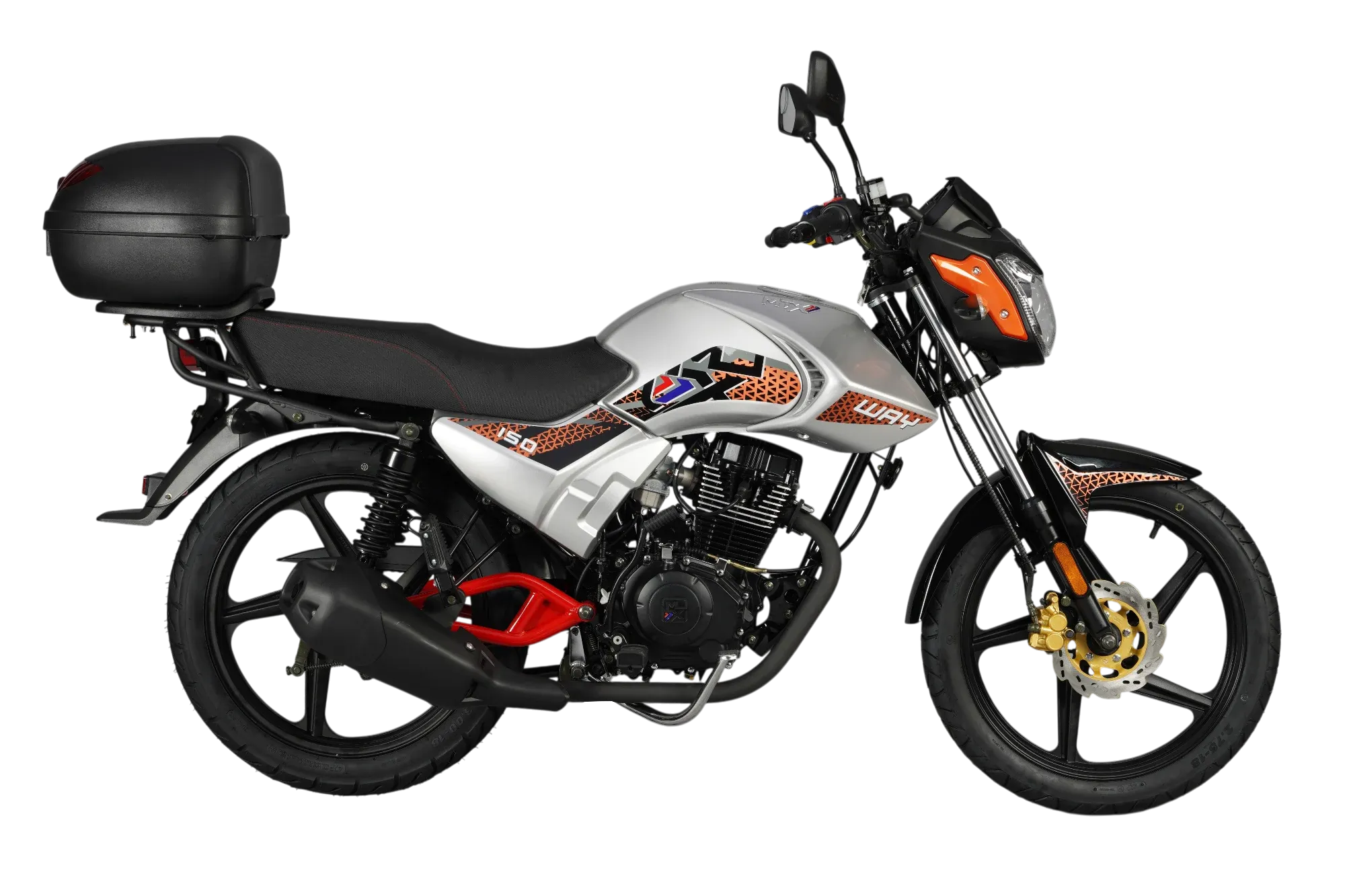 MTX WAY 150 con sus especiales señalados